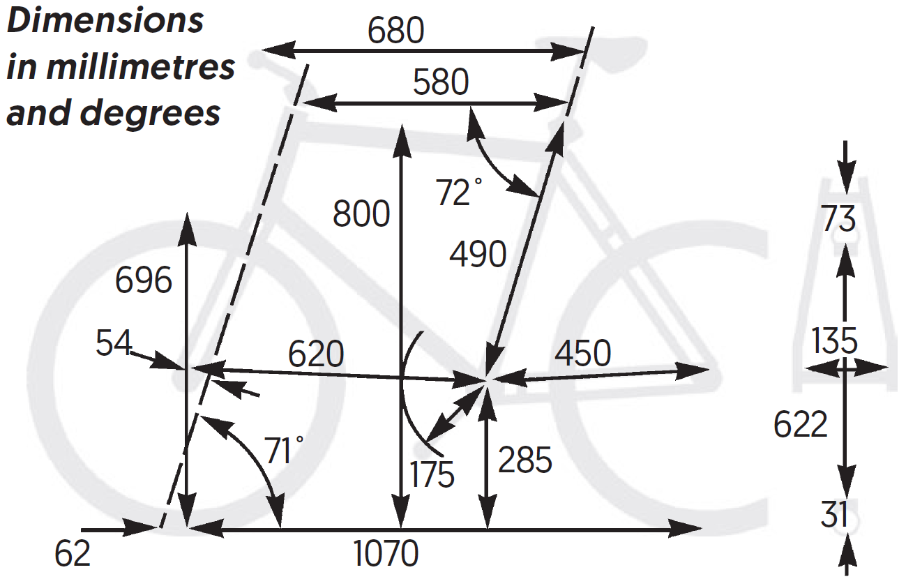 Oxford bike best sale works frame only